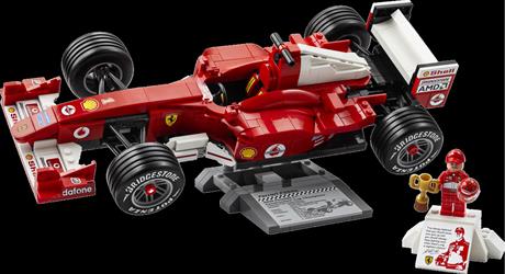 Конструктор LEGO® Icons Ferrari F2004 та Michael Schumacher 735 деталей (11375) - фото 11