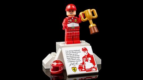 Конструктор LEGO® Icons Ferrari F2004 та Michael Schumacher 735 деталей (11375) - фото 14