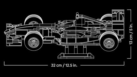 Конструктор LEGO® Icons Ferrari F2004 та Michael Schumacher 735 деталей (11375) - фото 15