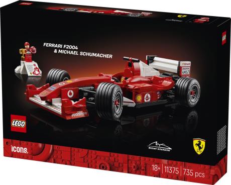 Конструктор LEGO® Icons Ferrari F2004 та Michael Schumacher 735 деталей (11375) - фото 15