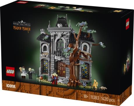 Конструктор LEGO® Icons Маєток пані мера - Набір для побудови моторошного особняка (11383) - фото 0
