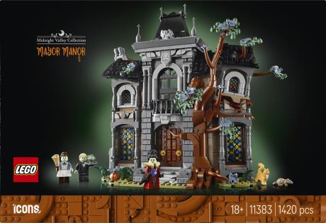 Конструктор LEGO® Icons Маєток пані мера - Набір для побудови моторошного особняка (11383) - фото 0