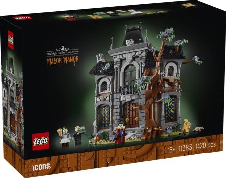 Конструктор LEGO® Icons Маєток пані мера - Набір для побудови моторошного особняка (11383) - фото 0