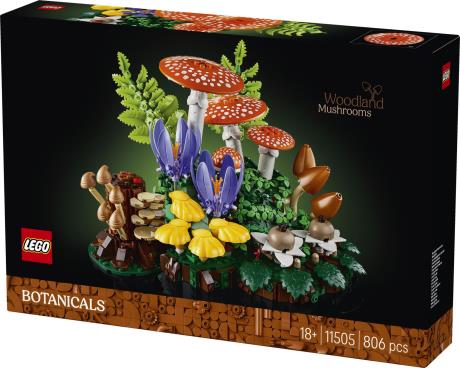 Конструктор LEGO® Botanicals Лісові гриби Набір для конструювання, 806 детал1 (11505) - фото 13