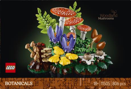 Конструктор LEGO® Botanicals Лісові гриби Набір для конструювання, 806 детал1 (11505) - фото 14