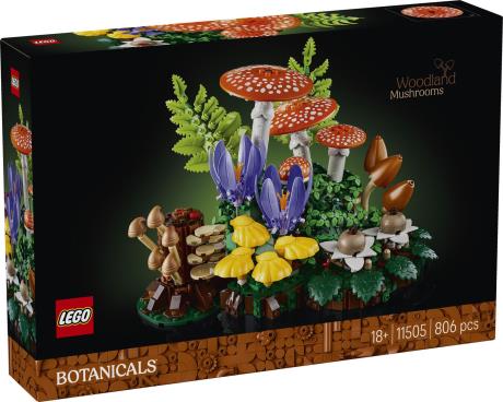Конструктор LEGO® Botanicals Лісові гриби Набір для конструювання, 806 детал1 (11505) - фото 0