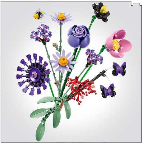 Конструктор LEGO® Botanicals та LEGO® Editions Букет квітів Олівії Родріґо (11507) - фото 7