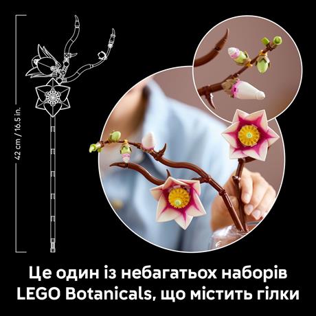 Конструктор LEGO® Botanicals Гілки магнолії 435 Деталей  (11510) - фото 8
