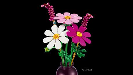Конструктор LEGO® Botanicals Цветы космеи Набор для коструйки, 171 деталь (11514) - фото 11