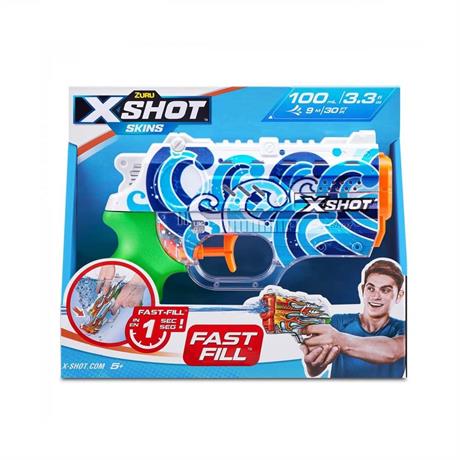 Водный бластер X-Shot Fast Fill Skins Nano Hydra (11853A) - фото 3