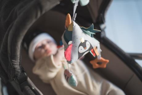 Розвивальна іграшка-підвіска Taf Toys Полярне сяйво Снігова пірамідка (12255) - фото 6
