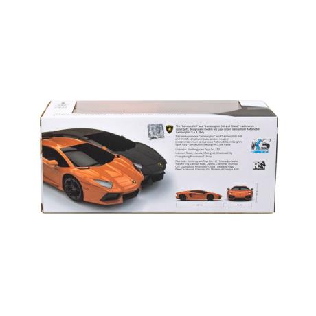 Машинка на радіокеруванні KS Drive Lamborghini Aventador LP 700-4 помаранчевий 1:24 (124GLBO) - фото 2