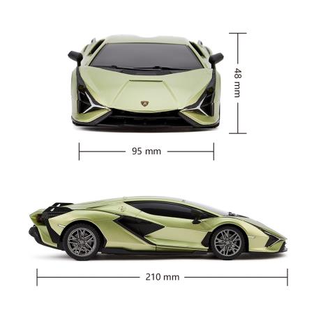 Машинка на радіокеруванні KS Drive Lamborghini Sian зелений 1:24 (124GLSG) - фото 6