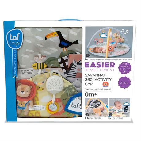 Дитячий ігровий килимок Taf Toys Саванна Пригоди на 360 градусів музичний із дугами (12785) - фото 6