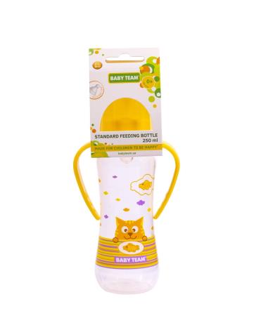 Пляшечка для годування з силіконовою соскою, 250 мл (250 ml), арт. 1411 - фото 8