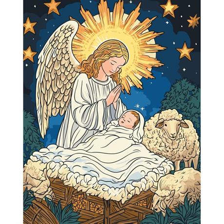 Картина по номерам ArtCraft Ночь рождения 40х50 см (15577-AC) - фото 1