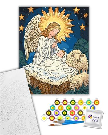 Картина по номерам ArtCraft Ночь рождения 40х50 см (15577-AC) - фото 0