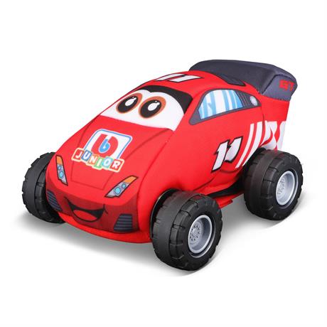 Машинка мягкая BB Junior Гоночная инерционная (16-89051) - фото 0