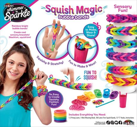 Набор для изготовления браслетов Cra-Z-Art Squish Magic Bubble Bands (17343CRA) - фото 0