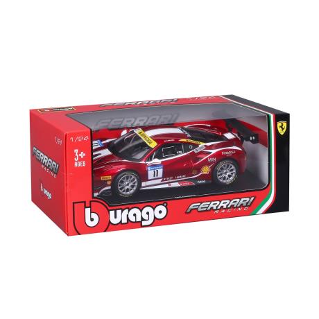 Автомодель Bburago Ferrari 488 Challenge 1:24 (18-26308) - фото 3