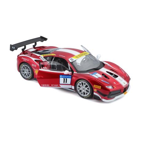 Автомодель Bburago Ferrari 488 Challenge 1:24 (18-26308) - фото 9