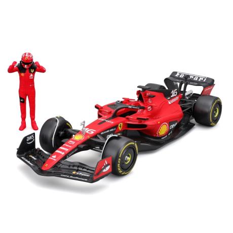 Автомодель з фігуркою - FERRARI SF-23 (1:24) (18-26809) - фото 3