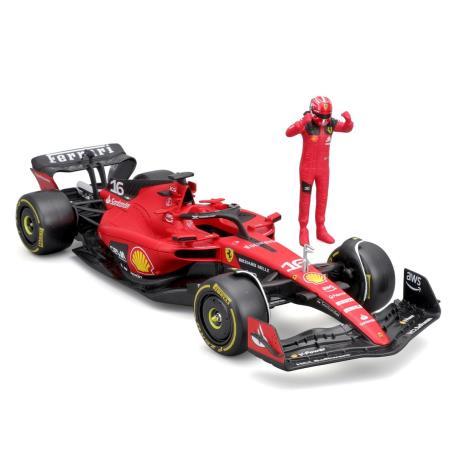 Автомодель з фігуркою - FERRARI SF-23 (1:24) (18-26809) - фото 5