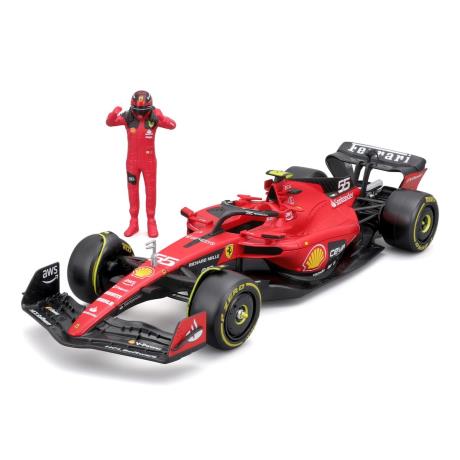 Автомодель з фігуркою - FERRARI SF-23 (1:24) (18-26809) - фото 8