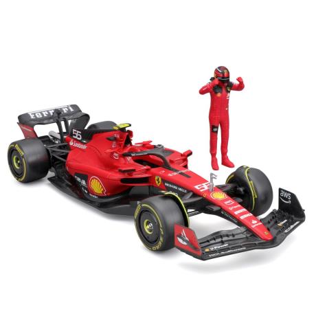 Автомодель з фігуркою - FERRARI SF-23 (1:24) (18-26809) - фото 10
