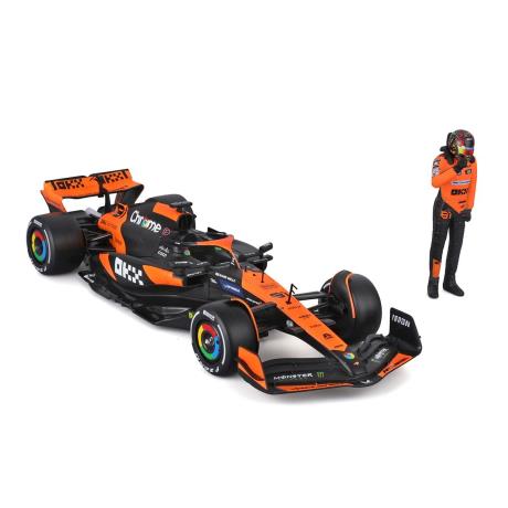 Автомодель з фігуркою - MCLAREN MCL38 (1:24) (18-28040) - фото 1