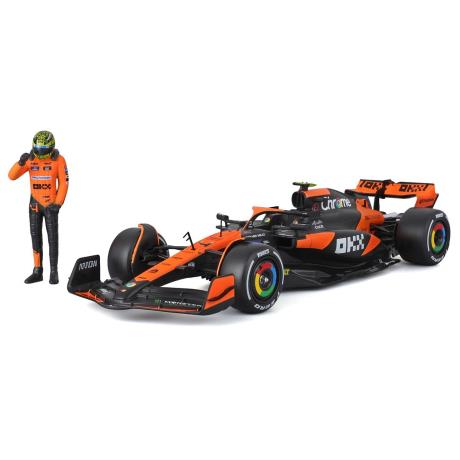 Автомодель з фігуркою - MCLAREN MCL38 (1:24) (18-28040) - фото 4