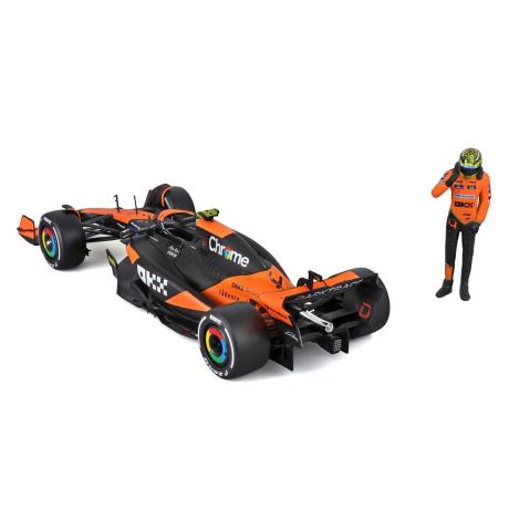 Автомодель з фігуркою - MCLAREN MCL38 (1:24) (18-28040) - фото 5