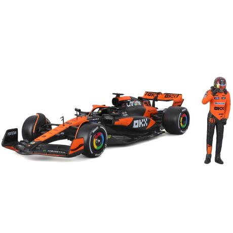 Автомодель з фігуркою - MCLAREN MCL38 (1:24) (18-28040) - фото 10