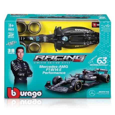 Авто-конструктор - MERCEDES-AMG F1 W14 PERFORMANCE (1:24) (18-28510) - фото 5
