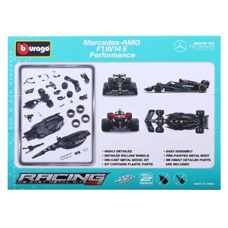 Авто-конструктор - MERCEDES-AMG F1 W14 PERFORMANCE (1:24) (18-28510) - фото 7
