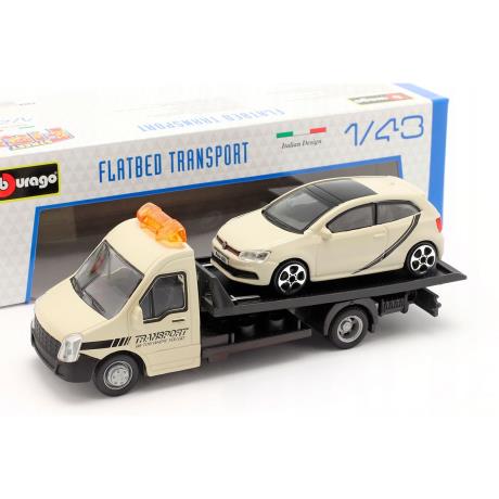 Игровой набор Bburago Эвакуатор с автомоделью VW Polo GTI Mark 5, 1:43 (18-31403) - фото 1
