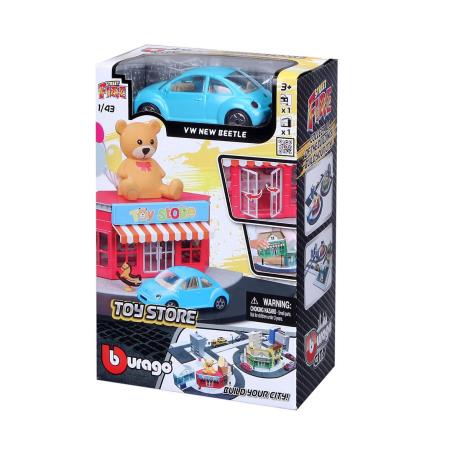 Игровой набор Bburago City Автомодель с магазином игрушек 1:43 (18-31510) - фото 1