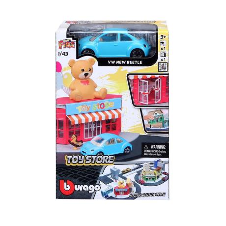 Игровой набор Bburago City Автомодель с магазином игрушек 1:43 (18-31510) - фото 2