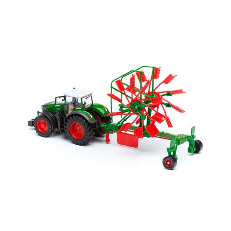 Модель Bburago Трактор Fendt 1050 Vario із роторними валковими граблями 1:32 (18-31665) - фото 12