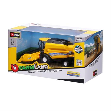 Модель Bburago New Holland TC5.90 Зернозбиральний комбайн із жниваркою 18 см (18-31721) - фото 13