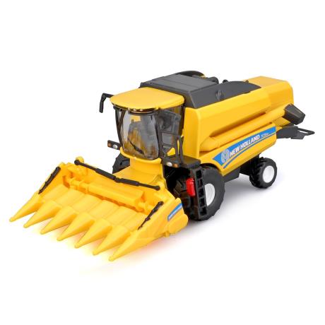 Модель Bburago Зернозбиральний комбайн New Holland TC5.90 з кукурузною жаткою 1:32 (18-31722) - фото 1