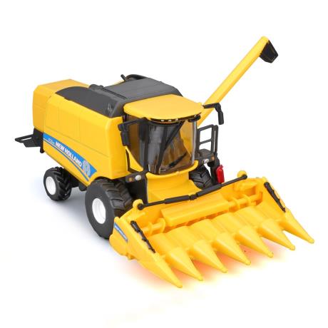 Модель Bburago Зернозбиральний комбайн New Holland TC5.90 з кукурузною жаткою 1:32 (18-31722) - фото 4
