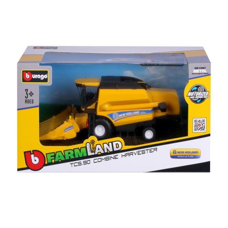 Модель Bburago Зернозбиральний комбайн New Holland TC5.90 з кукурузною жаткою 1:32 (18-31722) - фото 7