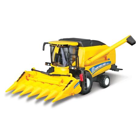 Модель Bburago Зернозбиральний комбайн New Holland TC5.90 з кукурузною жаткою 1:32 (18-31722) - фото 0