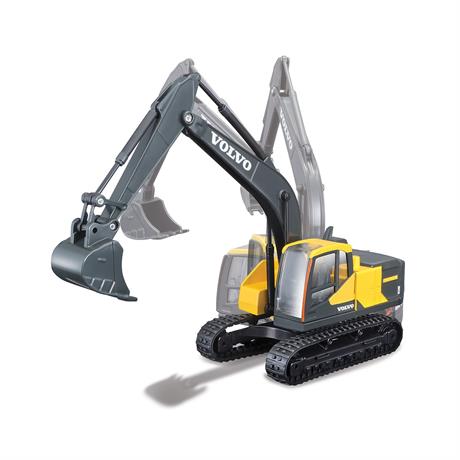 Модель Bburago Construction Екскаватор Volvo Ec220E 1:50 (18-32086) - фото 1