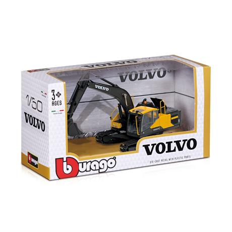 Модель Bburago Construction Екскаватор Volvo Ec220E 1:50 (18-32086) - фото 8
