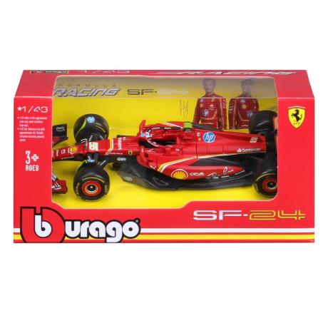 Автомодель - FERRARI RACING - SF-24 (1:43) (18-36844) - фото 1