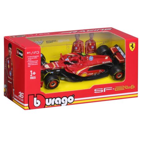 Автомодель - FERRARI RACING - SF-24 (1:43) (18-36844) - фото 2