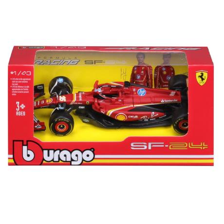 Автомодель - FERRARI RACING - SF-24 (1:43) (18-36844) - фото 6