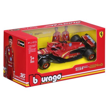 Автомодель - FERRARI RACING - SF-24 (1:43) (18-36844) - фото 7